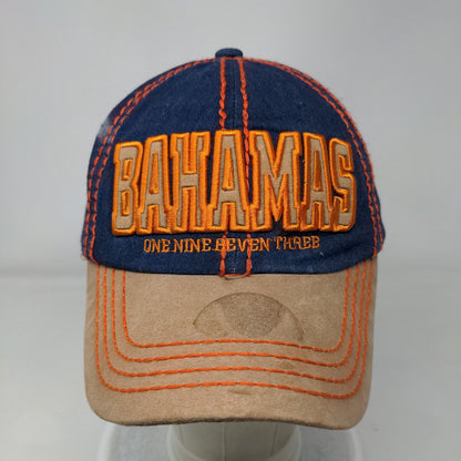 Bahamas 1973 Strapback Hat Multi One Size Embroidered Colorblock 6 Panel