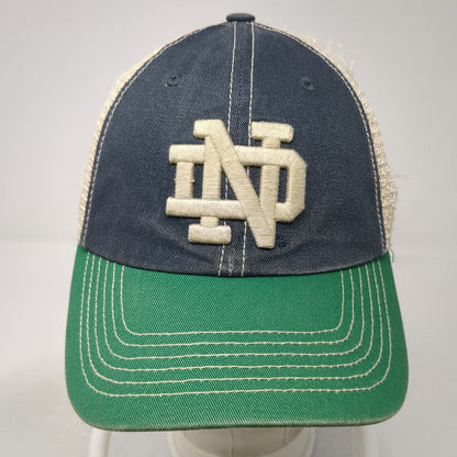 Top of the World Notre Dame Fighting Irish NCAA Trucker Hat Blue Green One Size
