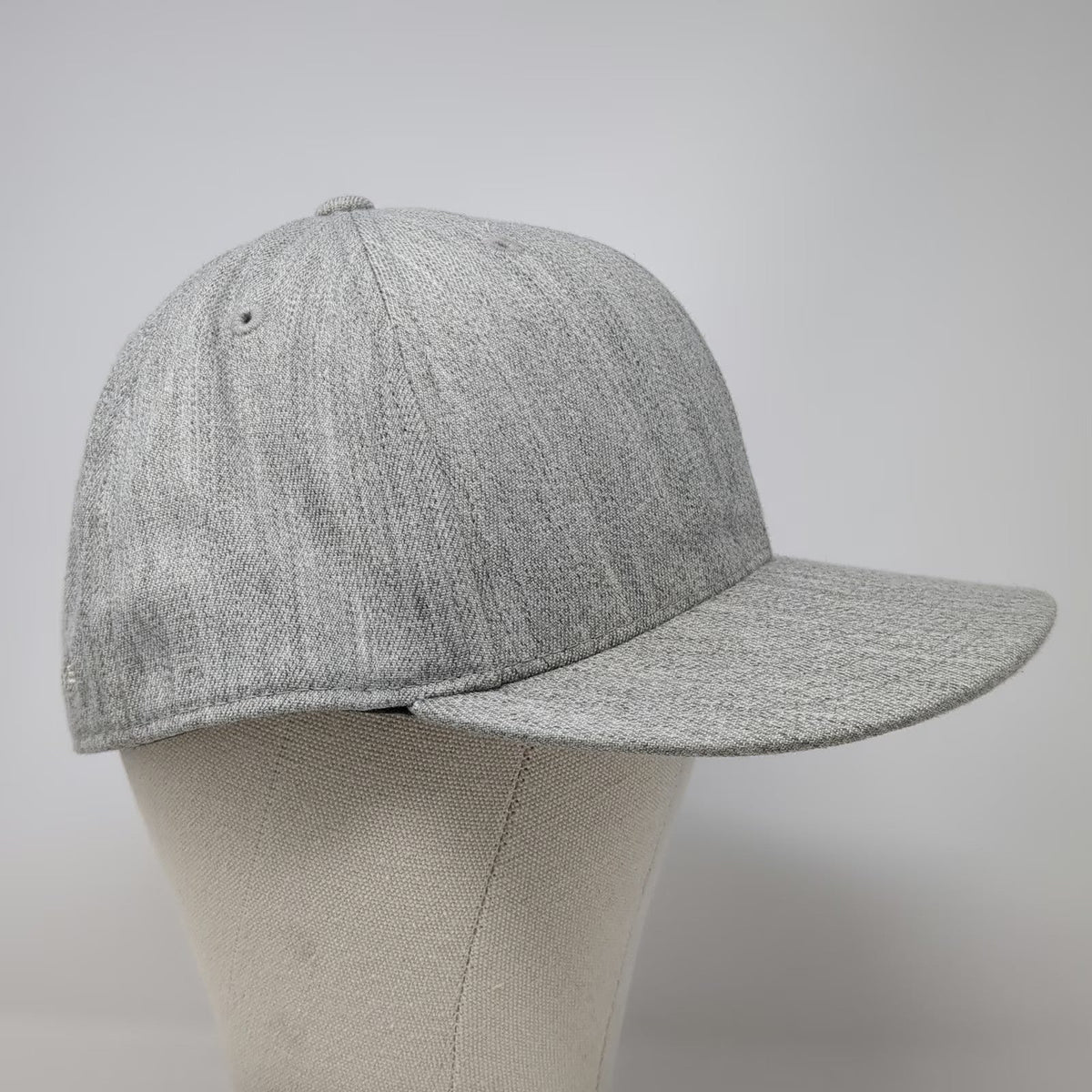 Flexfit Baseball Cap Gray One Size Fitted Yount Enterprises YE Embroidered Hat