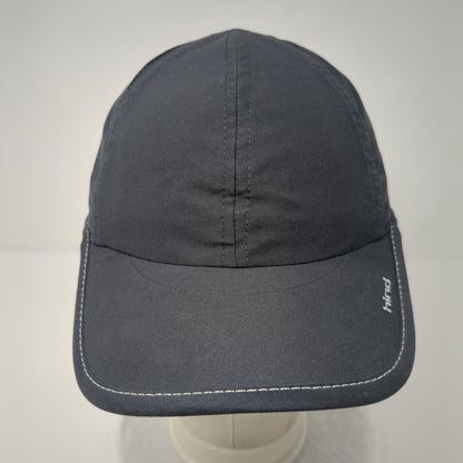 Hind Strapback Hat Gray One Size Adjustable Solid Mesh Trim 6 Panel