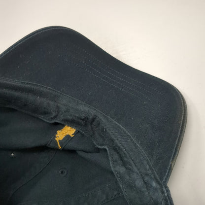 Polo Ralph Lauren Baseball Cap Black OS Embroidered Logo Strapback Hat Pony