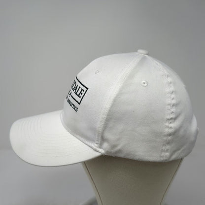 Port Authority Baseball Cap White One Size Robindale Media Logo Slideback Hat