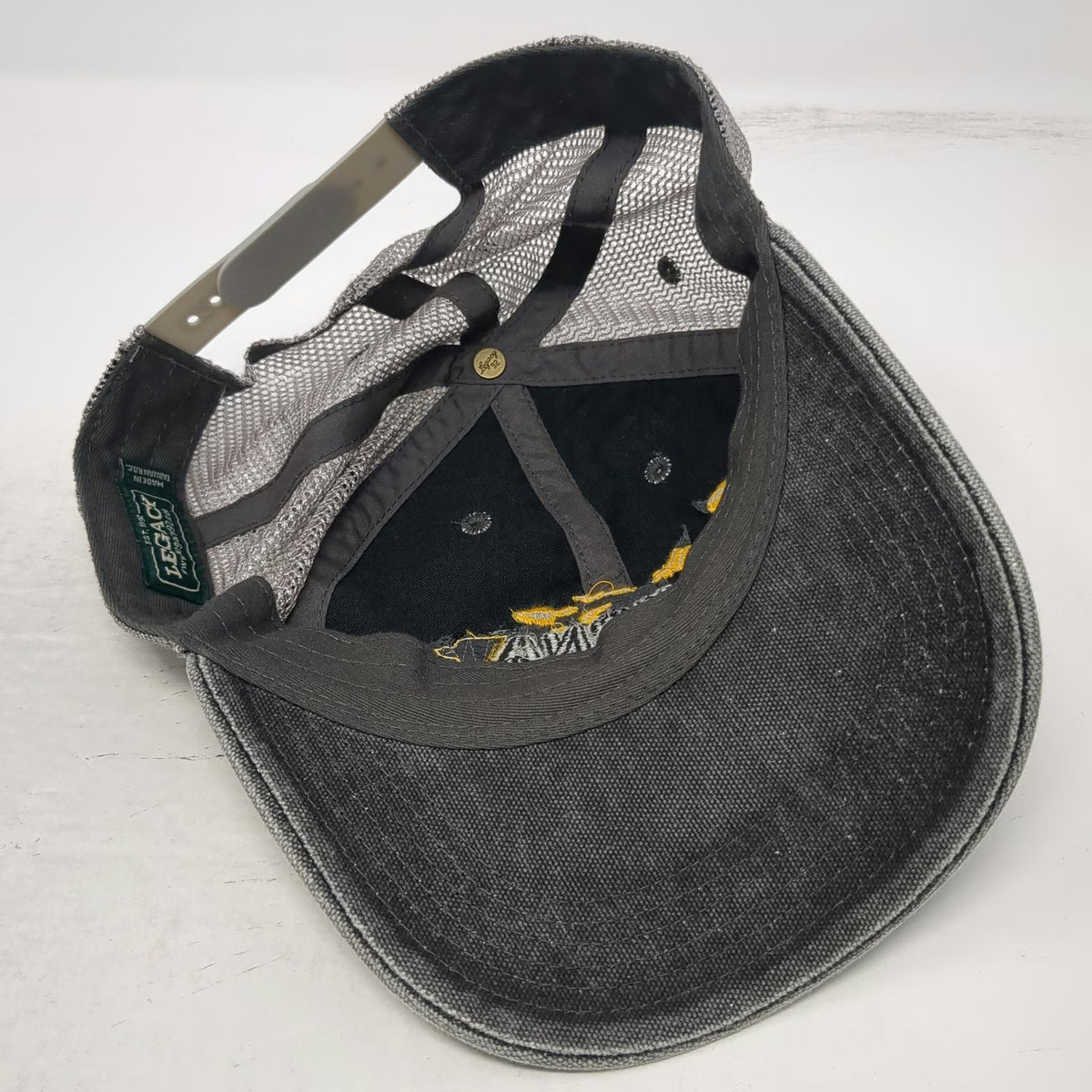 Legacy Trucker Hat Gray One Size Kona Hawaii Islands Map Snapback Mesh