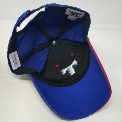 Fan Favorite Texas Rangers Baseball Cap Red Blue White One Size Hat Strapback