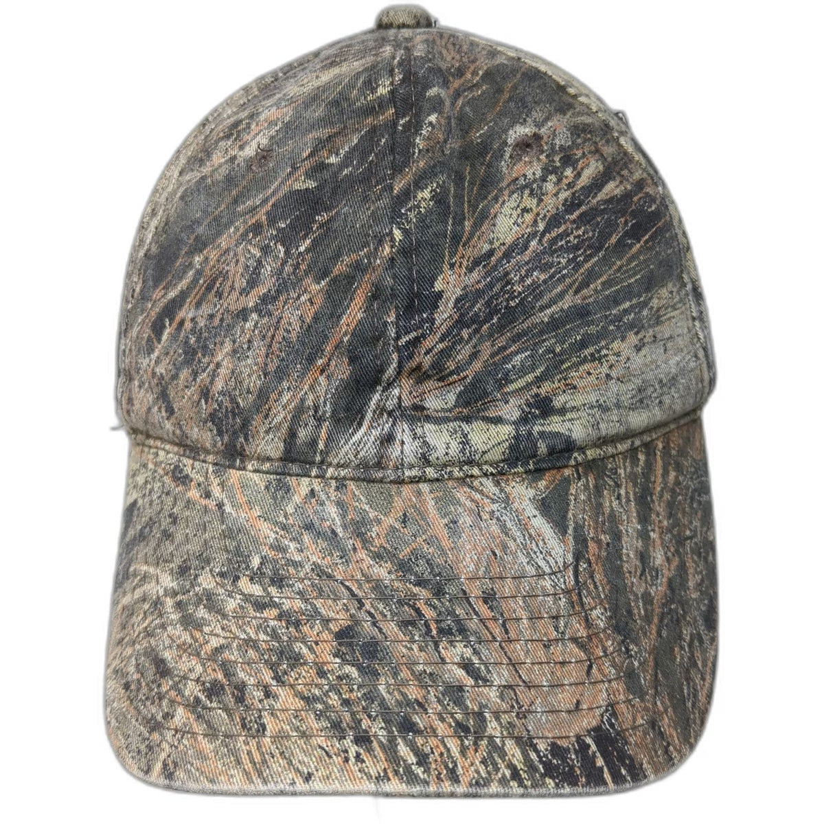 Mossy Oak Baseball Cap Brown One Size Camo Pattern Strapback Hunting Outdoor Hat