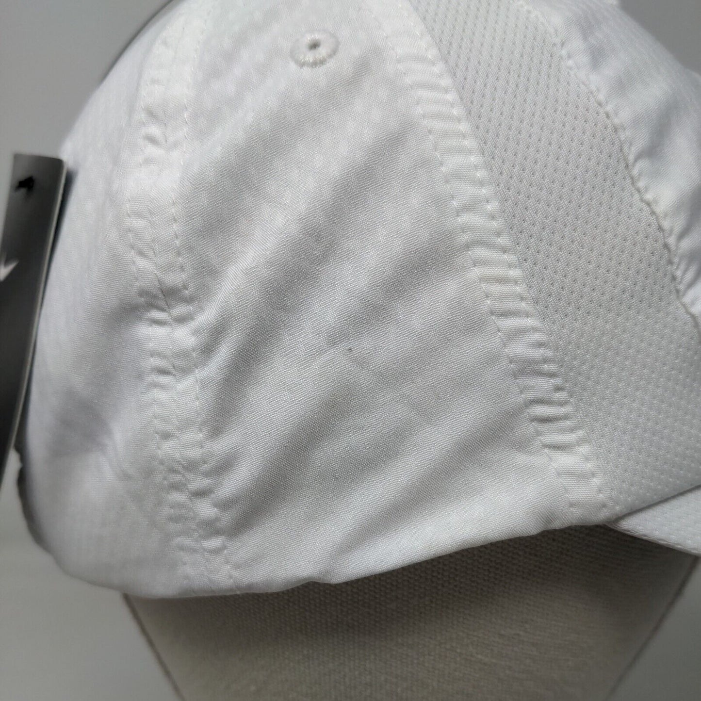 Rocketman Adult Unisex Strapback Golf Hat White OSFM Heritage86 Dri-Fit W/Tags