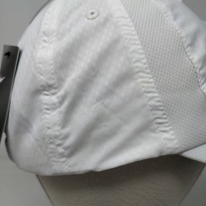 Rocketman Adult Unisex Strapback Golf Hat White OSFM Heritage86 Dri-Fit W/Tags