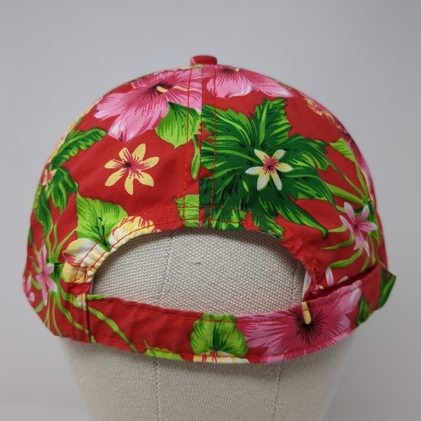Cruise West Strapback Hat Multi One Size Adjustable Floral Hawaiian HG