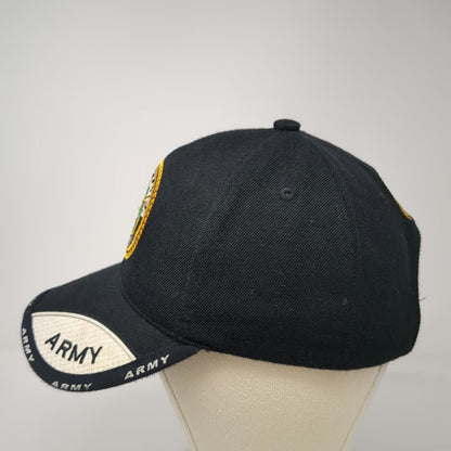 K&G Unlimited US Army Seal Black Baseball Cap One Size Embroidered Strapback Hat