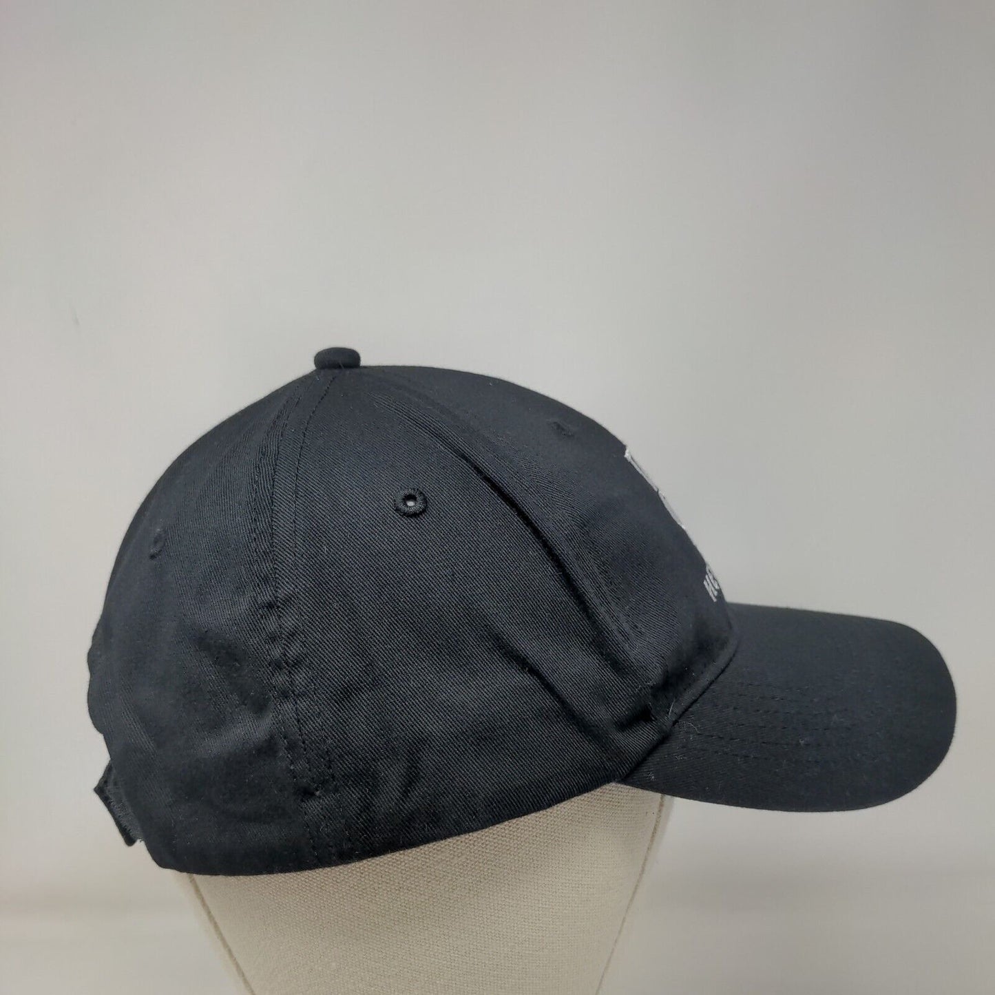 Hera Flight Strapback Hat Black One Size Adjustable Embroidered BIG X Cotton