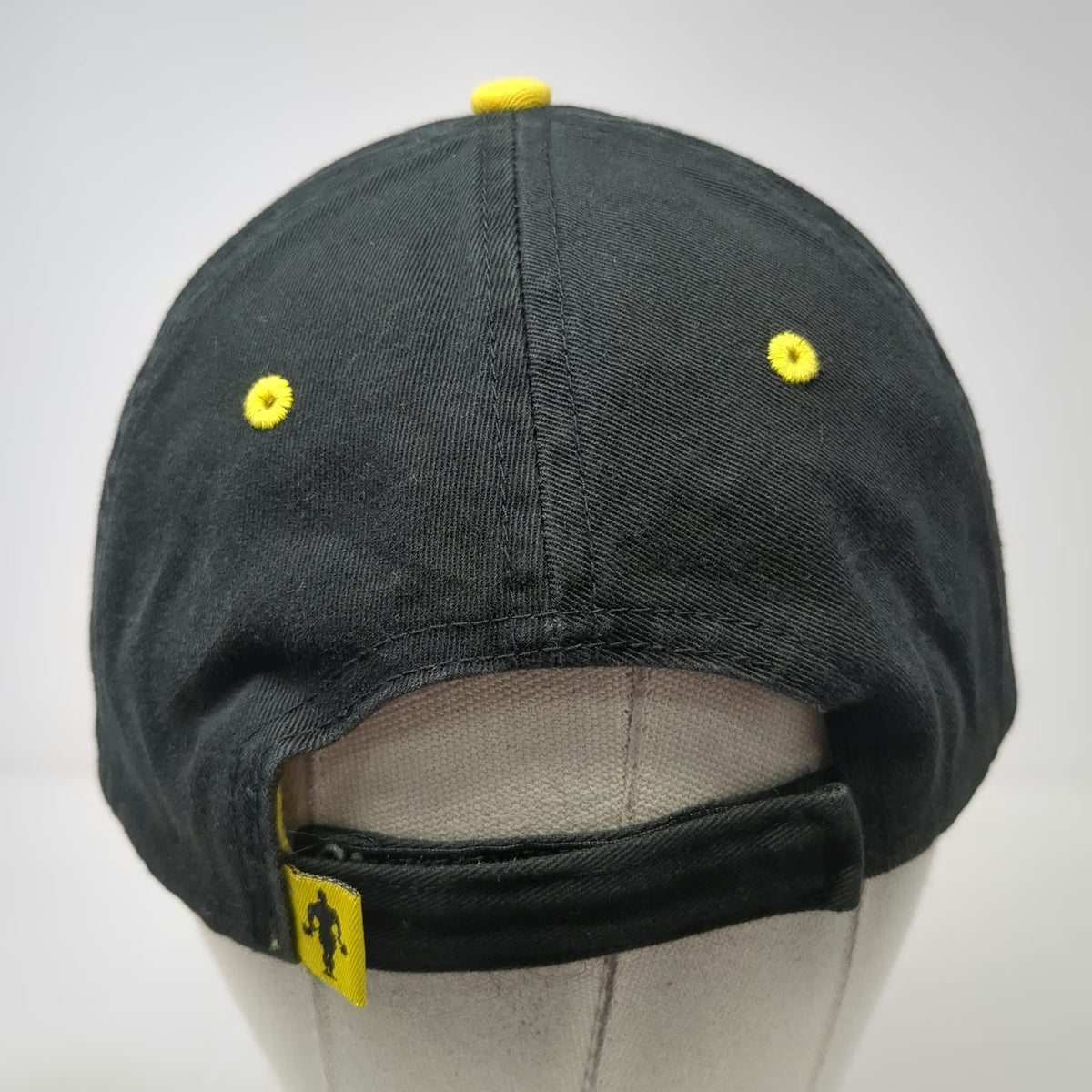 PromoShop Gold's Gym Baseball Cap Black One Size Strapback Embroidered Hat
