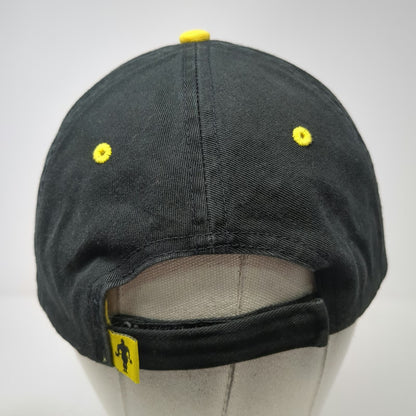 PromoShop Gold's Gym Baseball Cap Black One Size Strapback Embroidered Hat