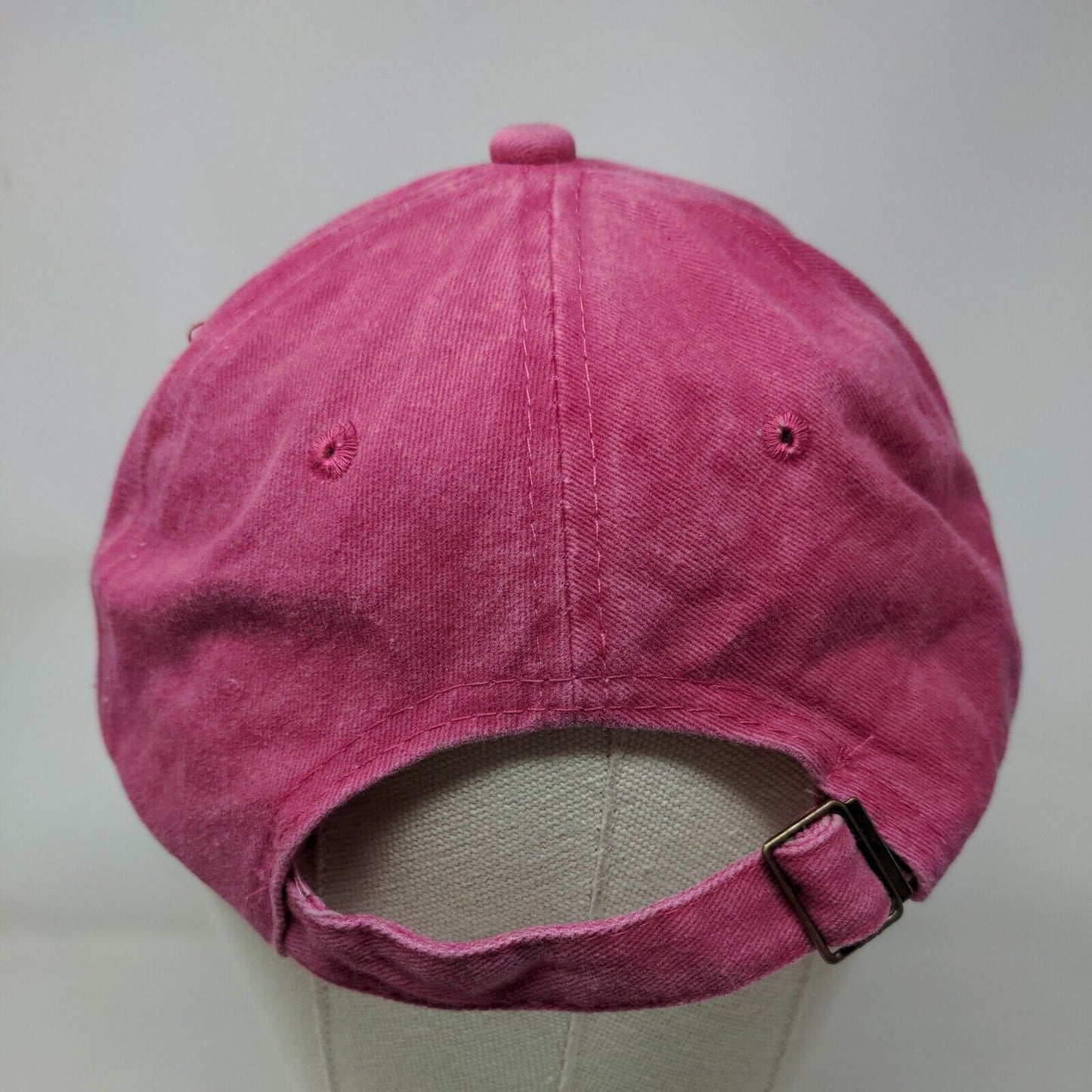 Normal Isn't Coming Back Jesus Is Slideback Hat Pink One Size Adjustable Cotton