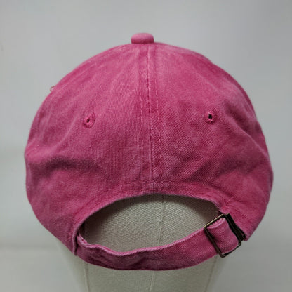 Normal Isn't Coming Back Jesus Is Slideback Hat Pink One Size Adjustable Cotton