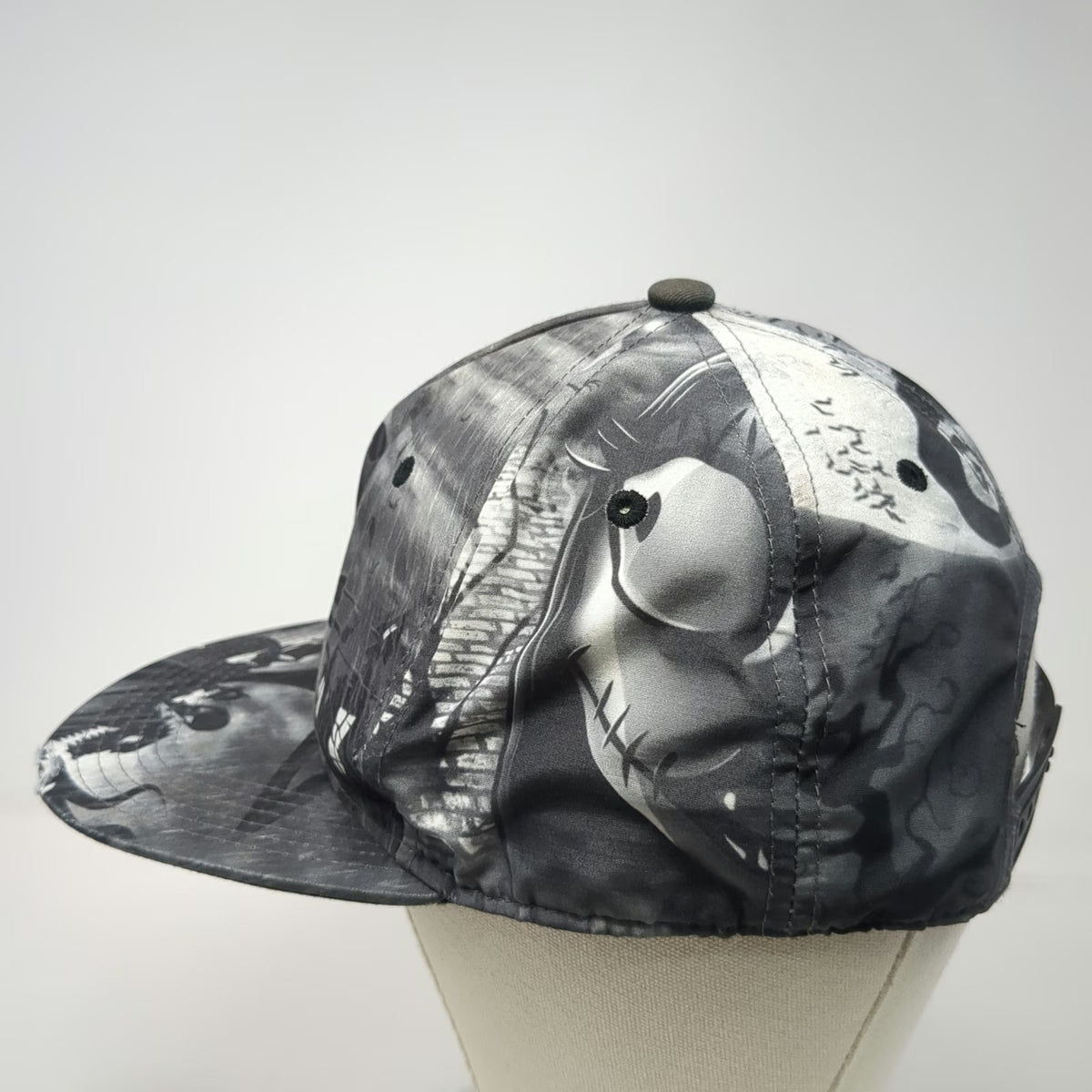 Disney 5 Panel Gray One Size Jack Skellington Nightmare Before Christmas Hat