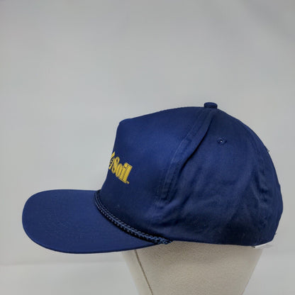 Penta Soil Snapback Rope Hat Blue OSFA Adjustable Solid Vent Holes