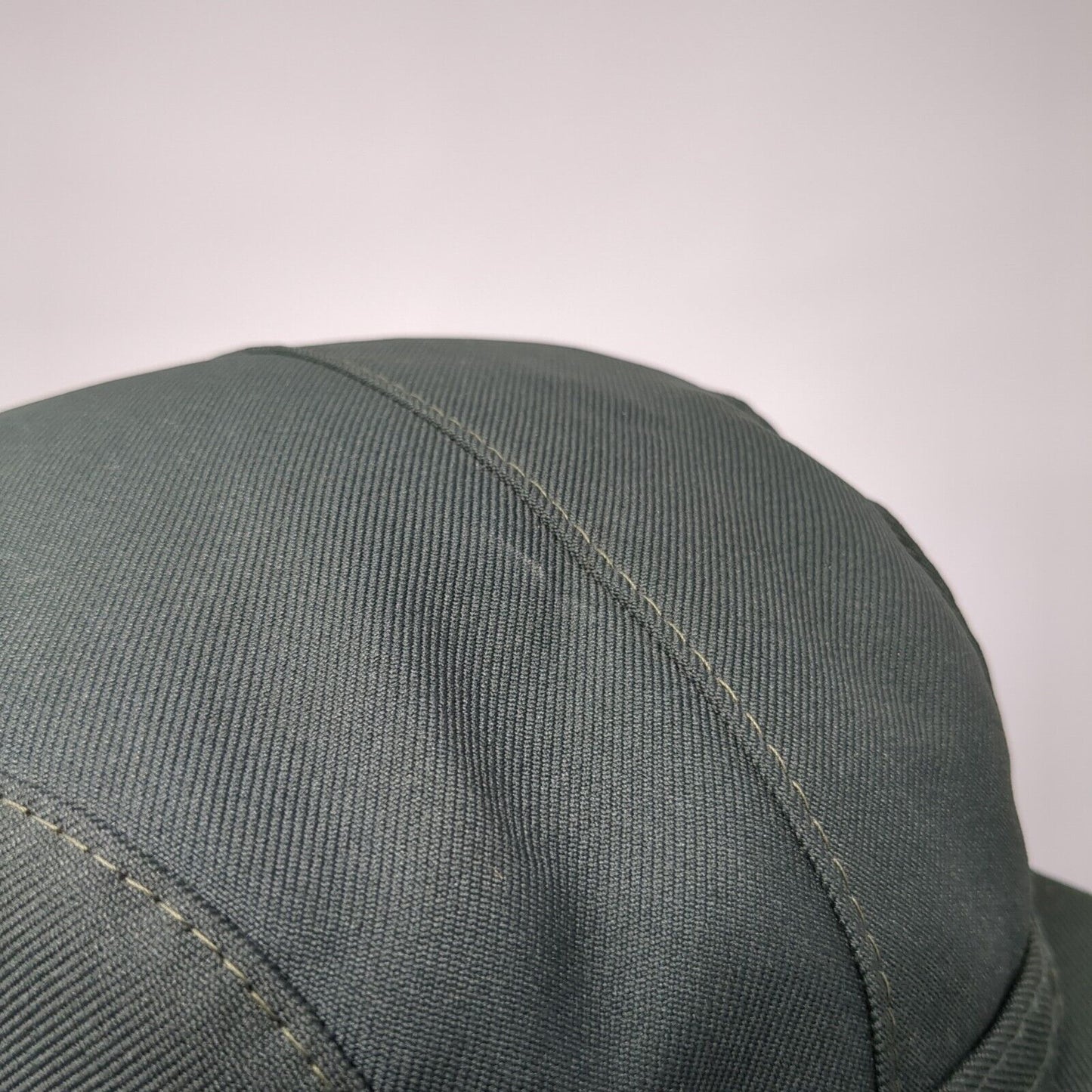 Unbranded Fitted Cadet Army Cap Hat Green One Size Solid Blank Outdoor