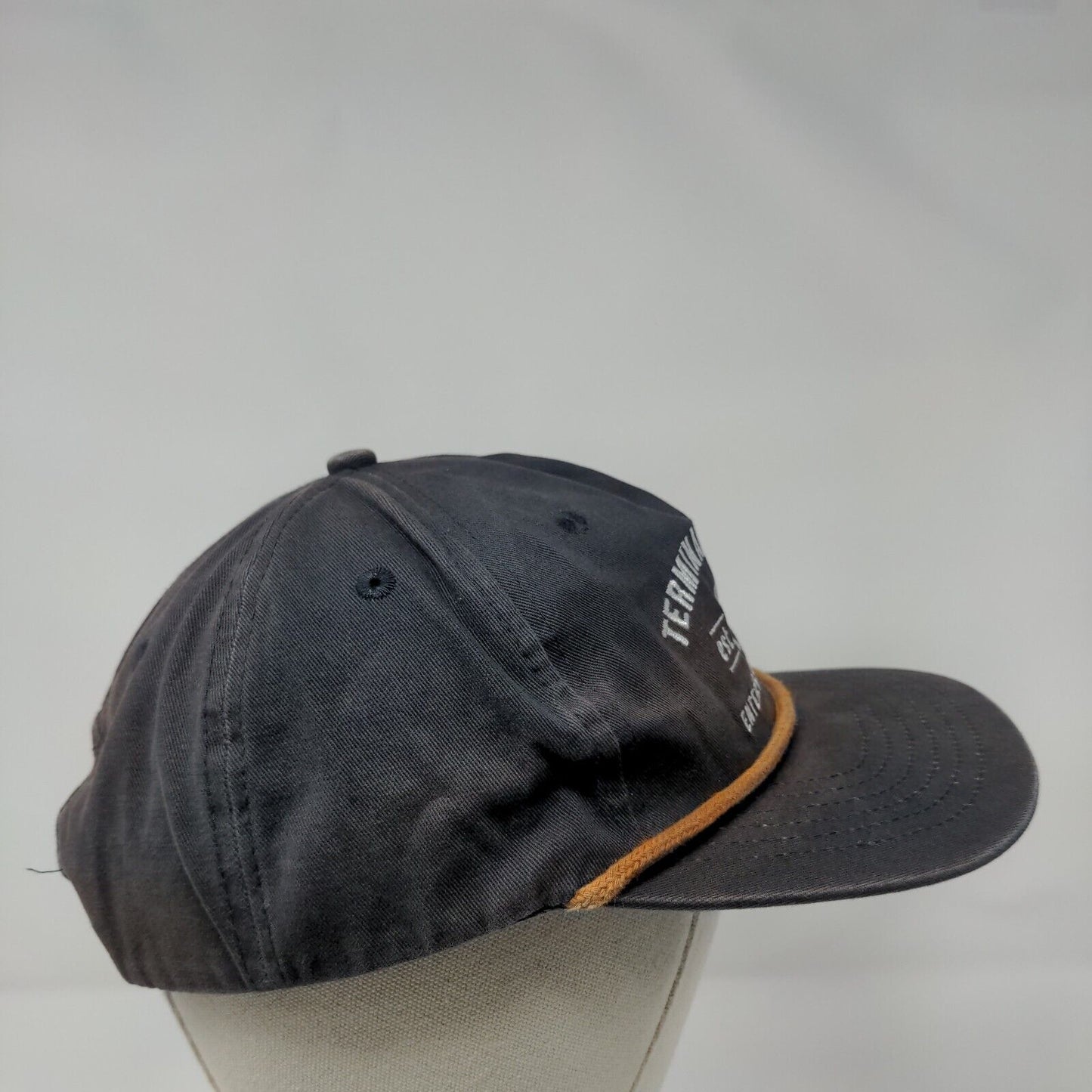 Terminal Gravity Enterprise Oregon Snapback Hat Blue One Size Embroidered Rope