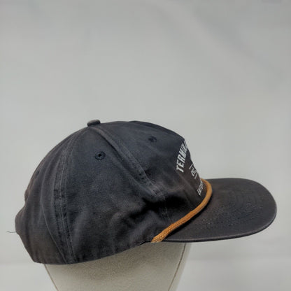 Terminal Gravity Enterprise Oregon Snapback Hat Blue One Size Embroidered Rope