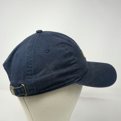 Ahead Baseball Cap Blue One Size Slideback Cotton Embroidered Gecko Logo Hat