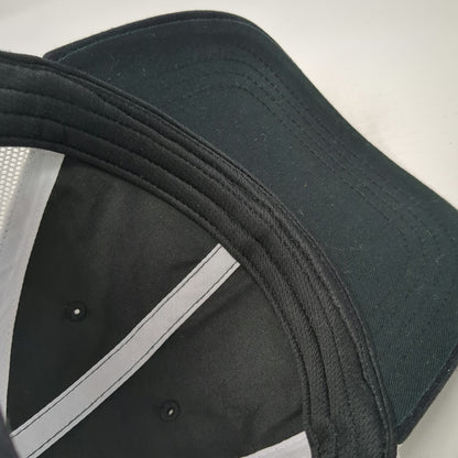 Yamaha Baseball Cap Black One Size Racing Patch Mesh Back Strapback Motors Hat