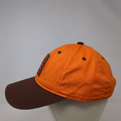 RMEF Team Elk Patch Strapback Hat Orange One Size Adjustable Rymaco