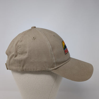 Boise Mattress Strapback Hat Tan One Size Adjustable Embroidered KC