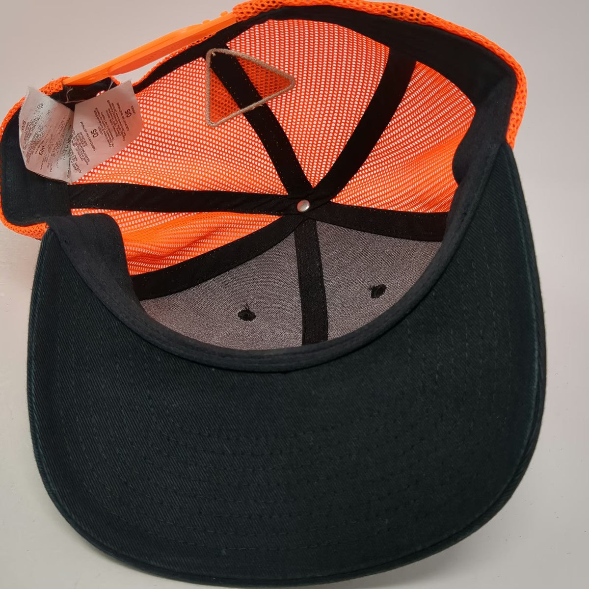 Columbia Trucker Hat Black One Size Hunting Flag Deer Duck Dog Mesh Snapback PHG