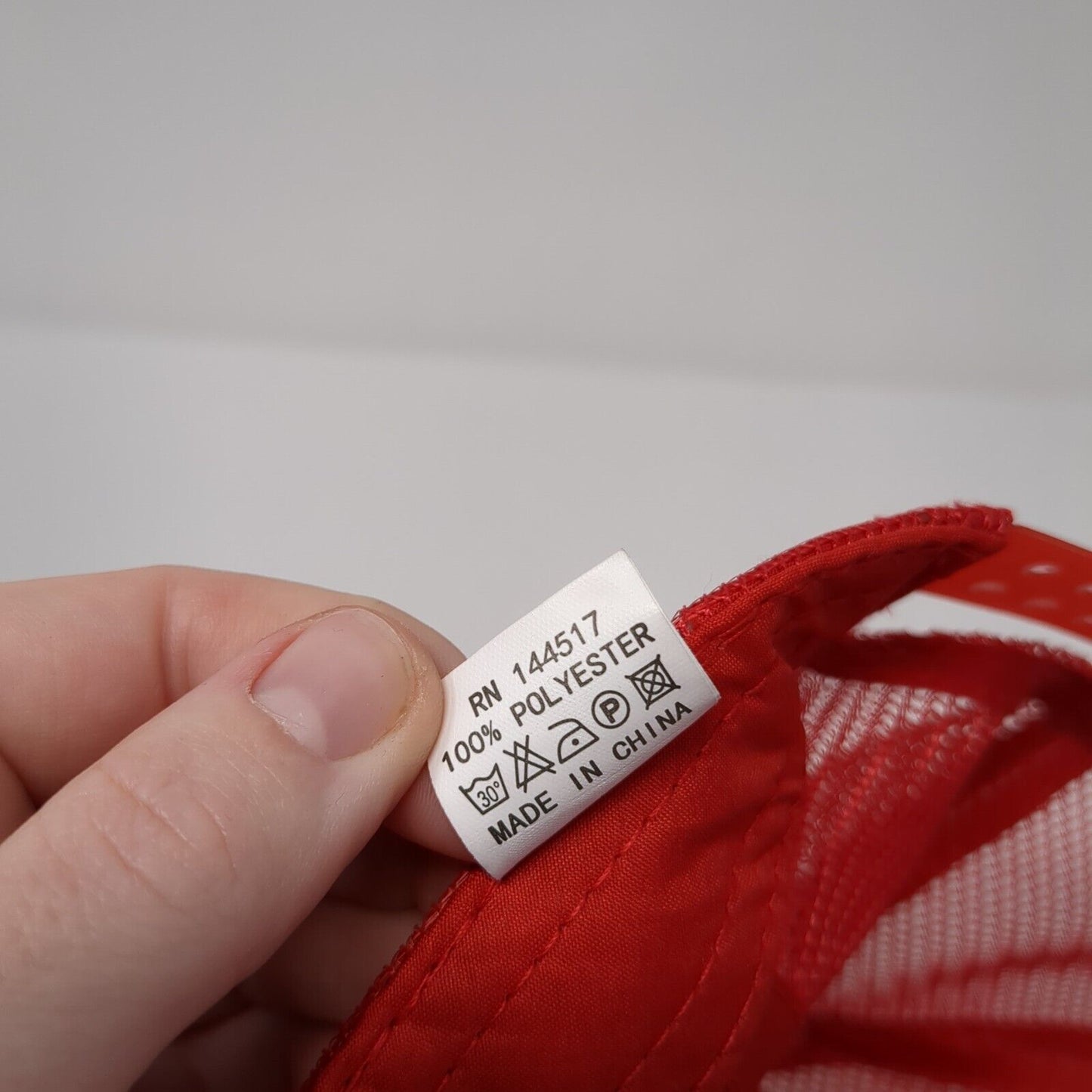 Toptie Snapback Mesh Back Trucker Hat Red One Size Colorblock Blank