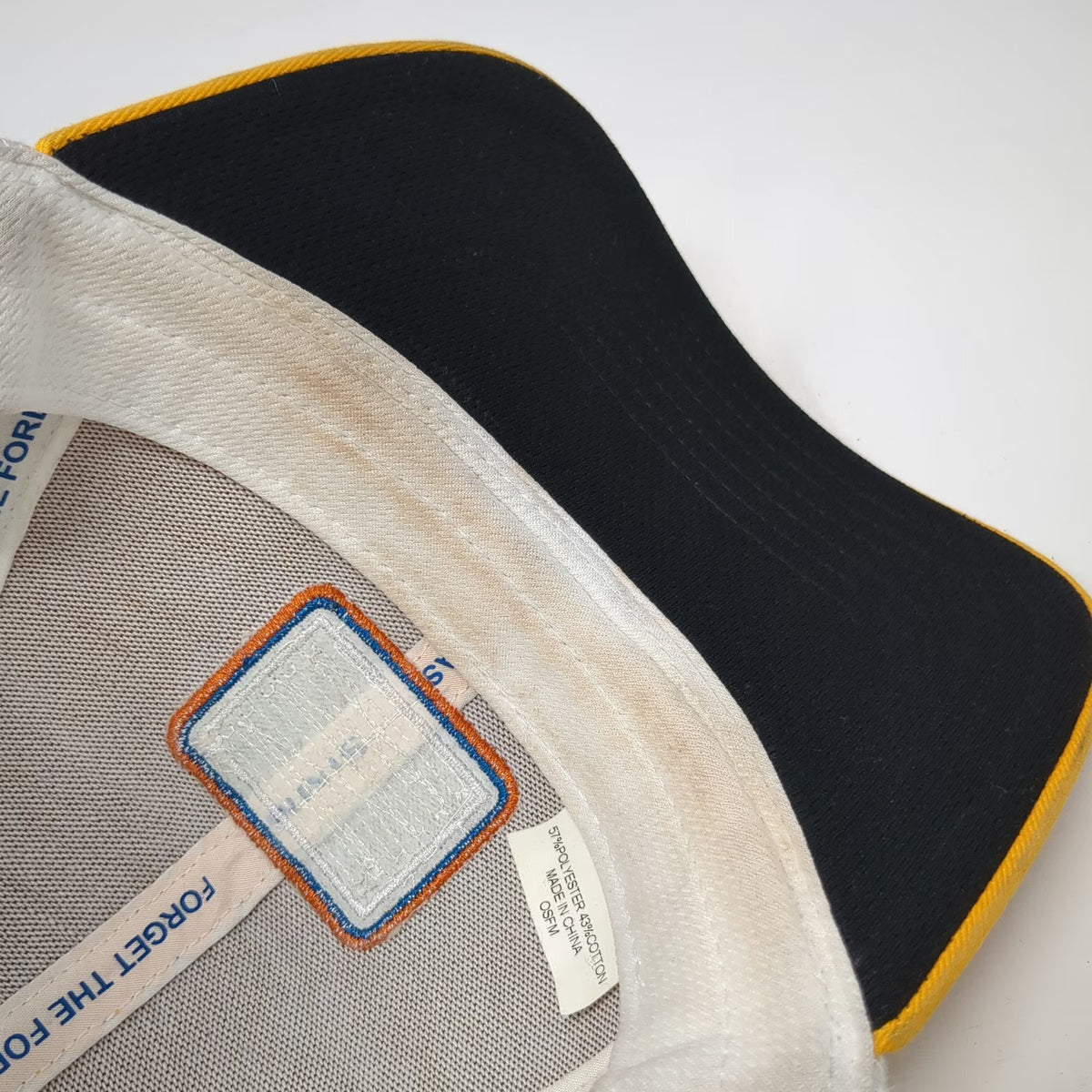 Simms Trucker Hat Yellow One Size Fish Patch Mesh Back Bozeman Montana Snapback