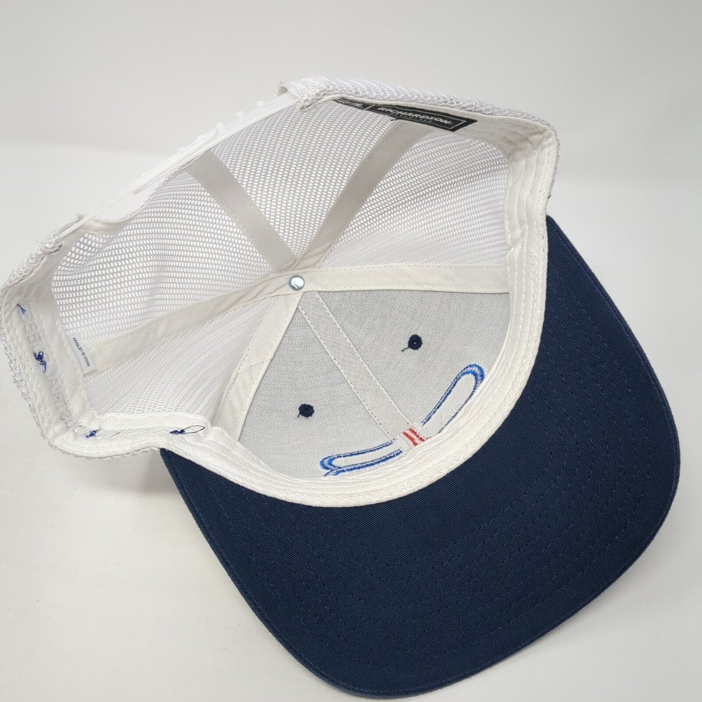 CIR California Industrial Rubber Snapback Trucker Hat Blue OS Mesh Richardson