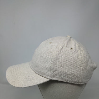 Unbranded Slideback Hat Tan One Size Adjustable Vented Holes 6 Panel Blank