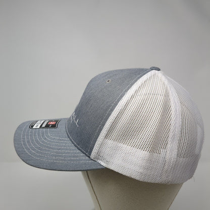 Marshall Industries Snapback Mesh Back Trucker Hat Gray One Size Adjustable