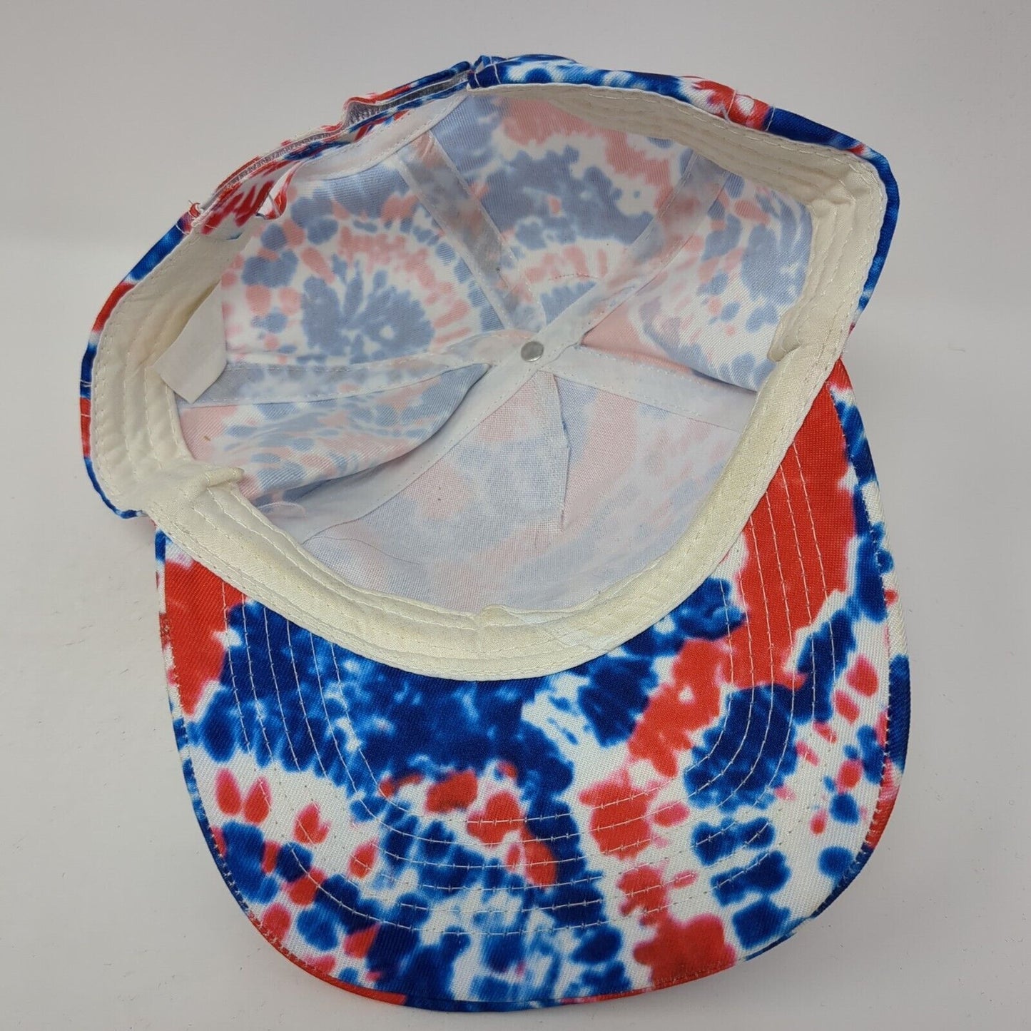 Gertex Strapback Hat Multicolor One Size Adjustable Tie Dye 6 Panel Polyester