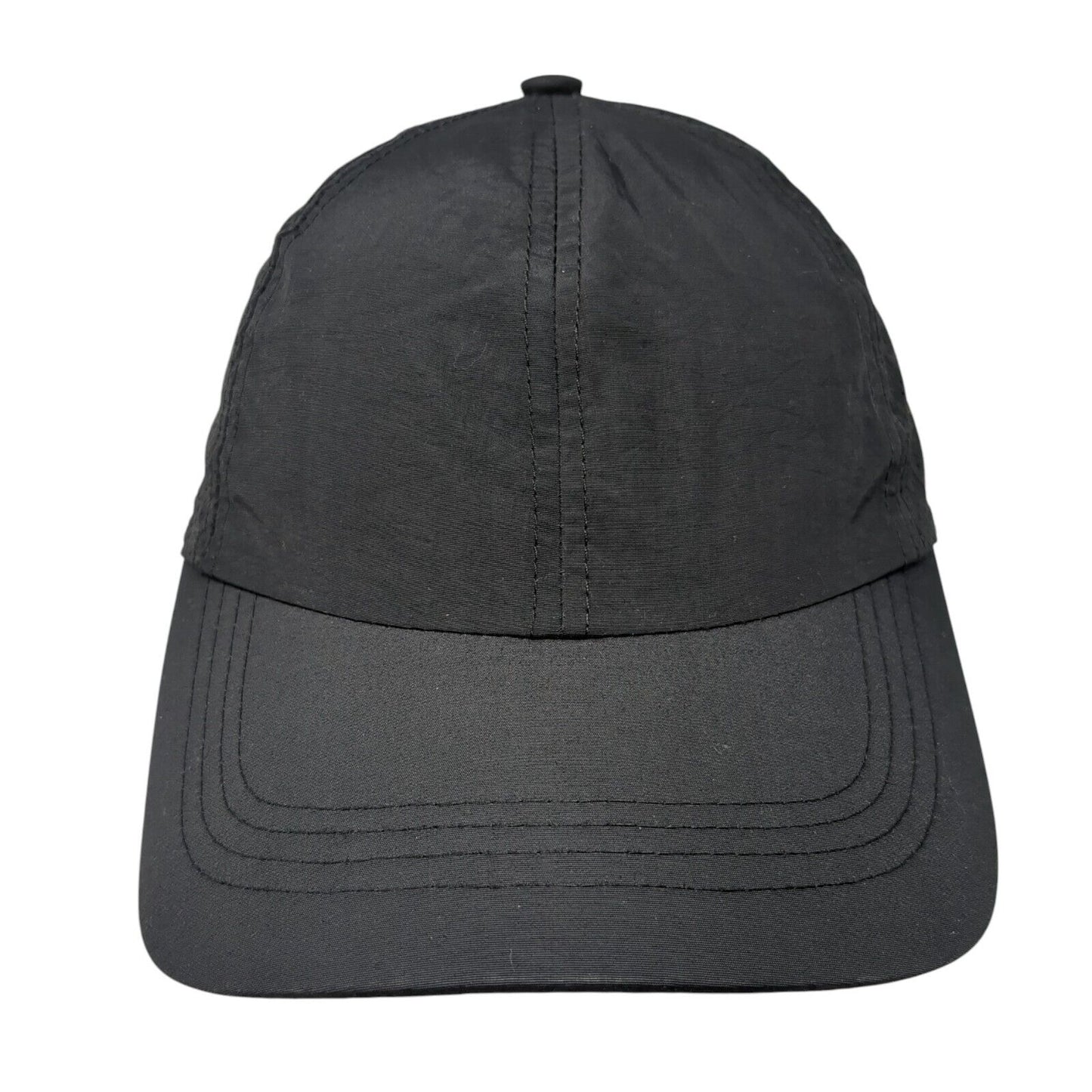 Unbranded Strapback Hat Ponytail Black 57-58cm Adjustable Perforated