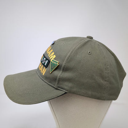 Rothco Vietnam Veteran Green One Size Baseball Cap Hat Strapback Ribbons CIB