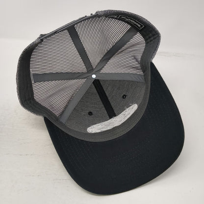Richardson Trucker Hat Black Gray One Size Brian Warner Custom Leather Silver