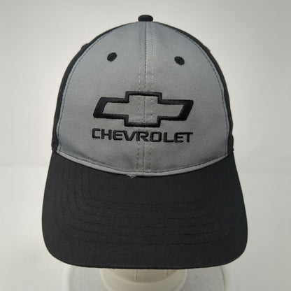 Chevrolet Strapback Baseball Cap Black One Size Adjustable Embroidered 6 Panel