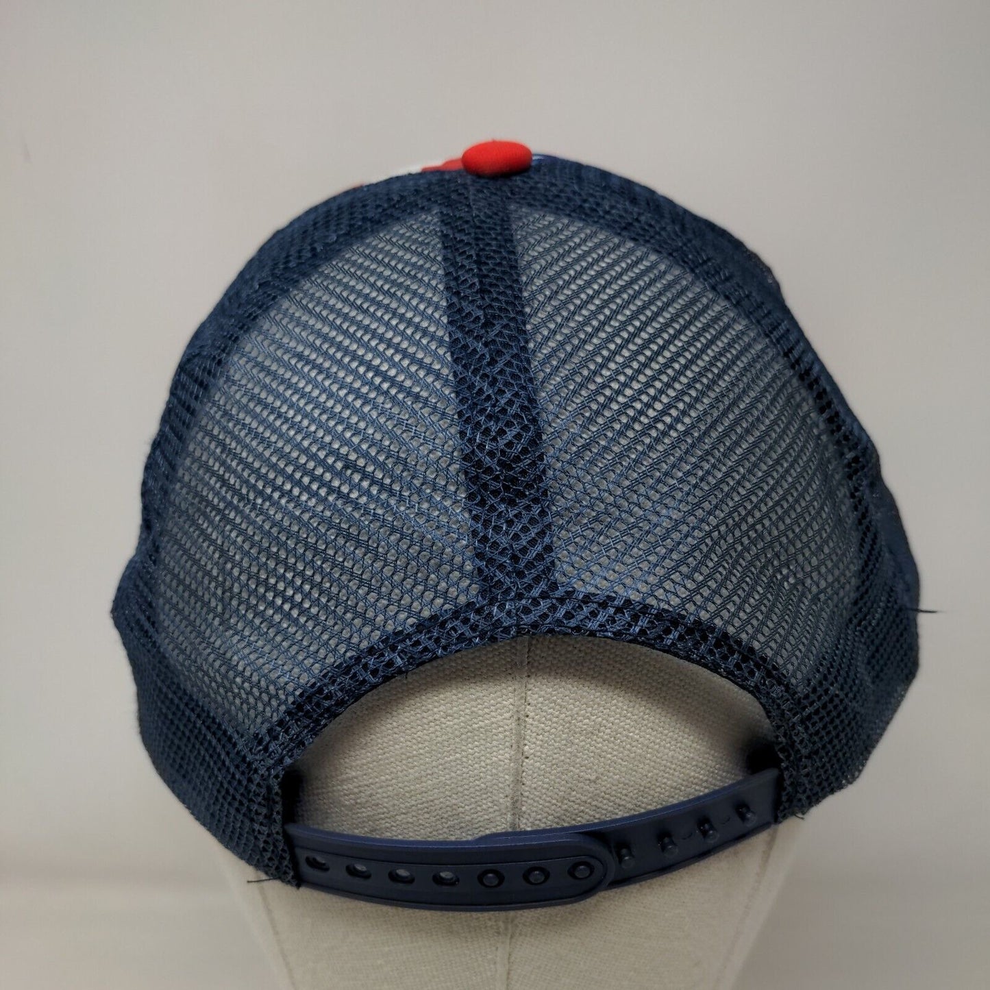 American Flag Snapback Mesh Back Trucker Hat Multi OSFM Adjustable