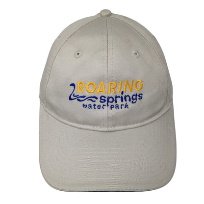 Roaring Springs Water Park Baseball Cap Beige One Size Adjustable Port & Company