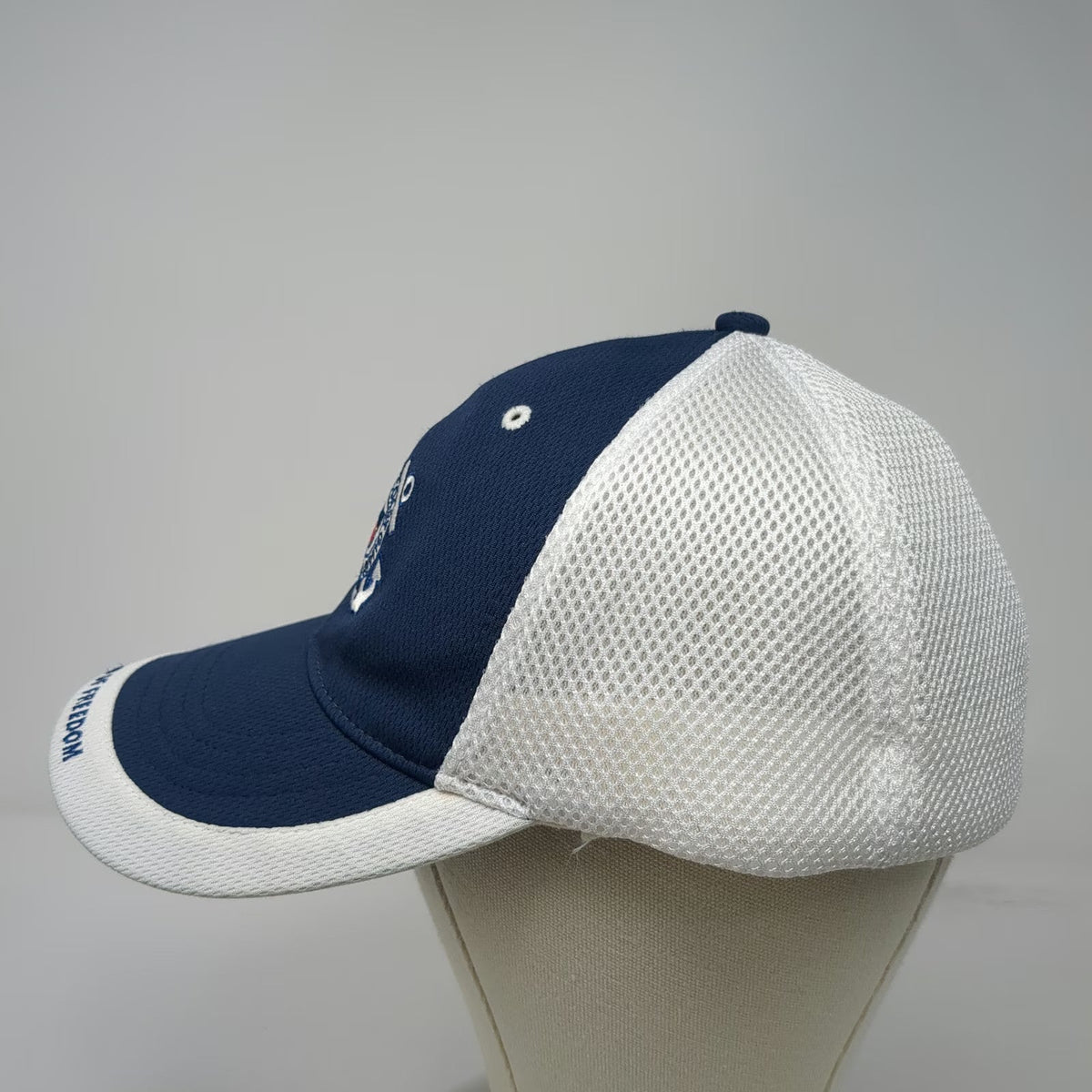 Oarsman 913 Baseball Cap Blue One Size US Coast Guard Mesh Back Stretch Fit Hat