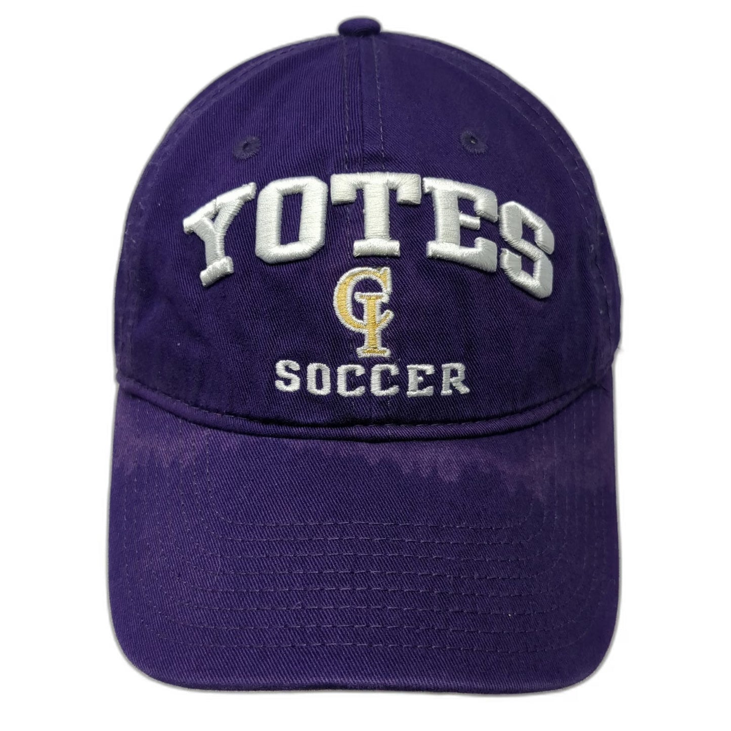 Champion College of Idaho Yotes Soccer Purple One Size Adjustable Hat Cap