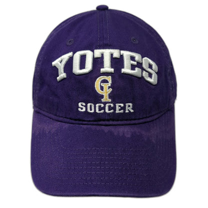 Champion College of Idaho Yotes Soccer Purple One Size Adjustable Hat Cap