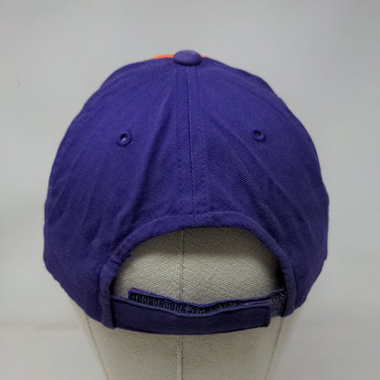 Clemson Tigers Strapback Hat Purple Orange Embroidered Logo NCAA Adjustable