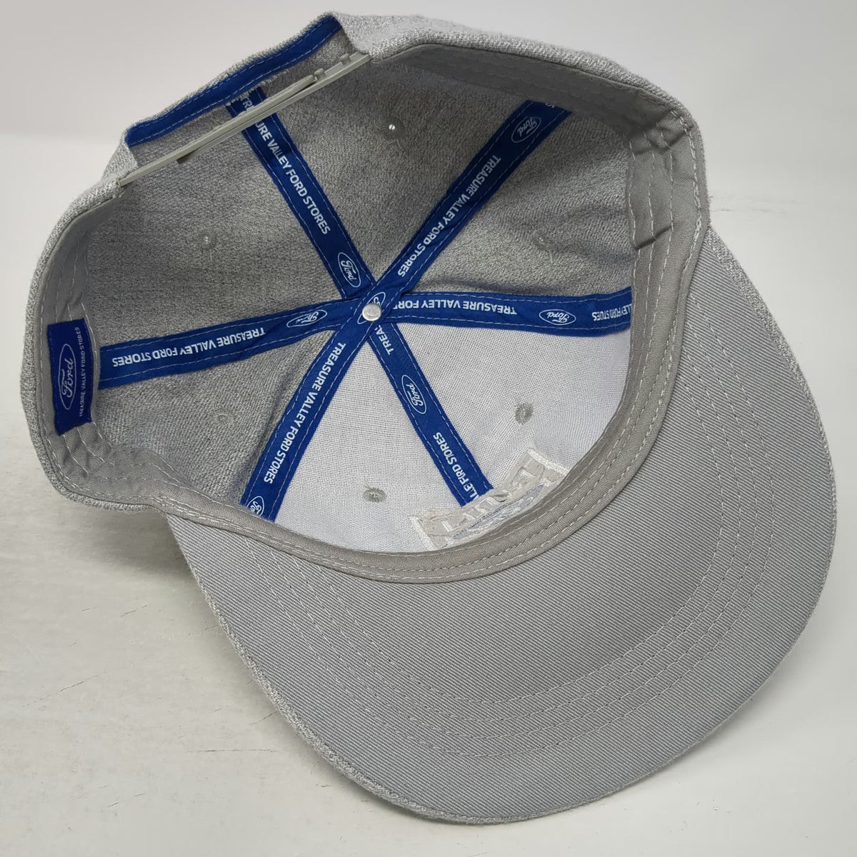 Ford Snapback Gray Hat OSFM Built Tough Logo Treasure Valley Stores High Crown