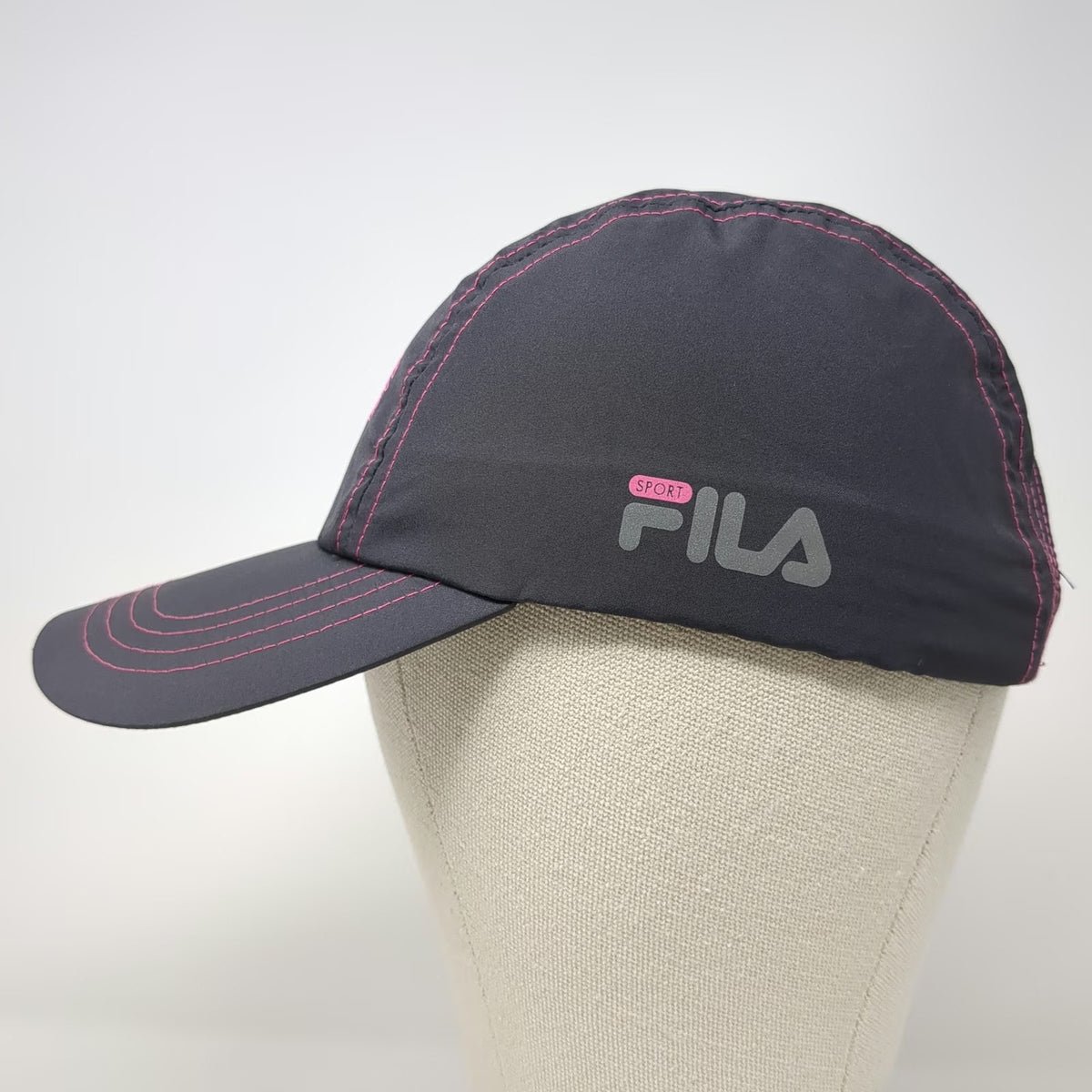 Fila Snapback Gray One Size Heart Ribbon Performance Contrast Stitching Hat