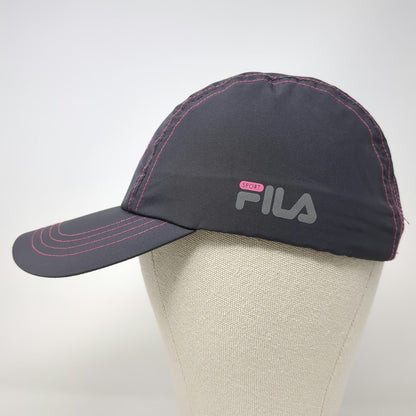 Fila Snapback Gray One Size Heart Ribbon Performance Contrast Stitching Hat