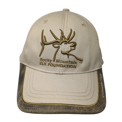 Rocky Mountain Elk Foundation Committee Slideback Hat Tan One Size Hunting