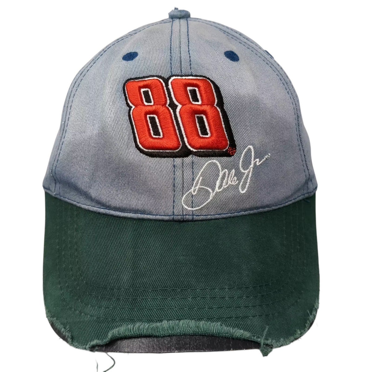 Kellogg's Racing Dale Earnhardt Jr 88 NASCAR Hat Blue Green Distressed OSFM Cap