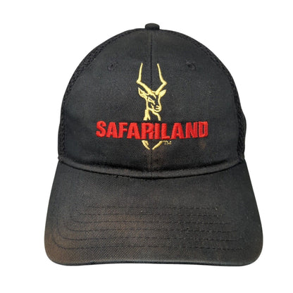 Safariland Strapback Mesh Back Hat Black One Size Embroidered Otto